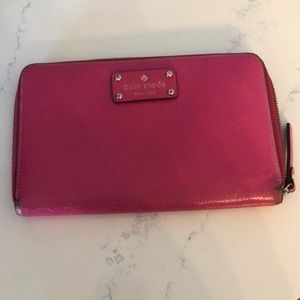 Kate spare hot pink wallet